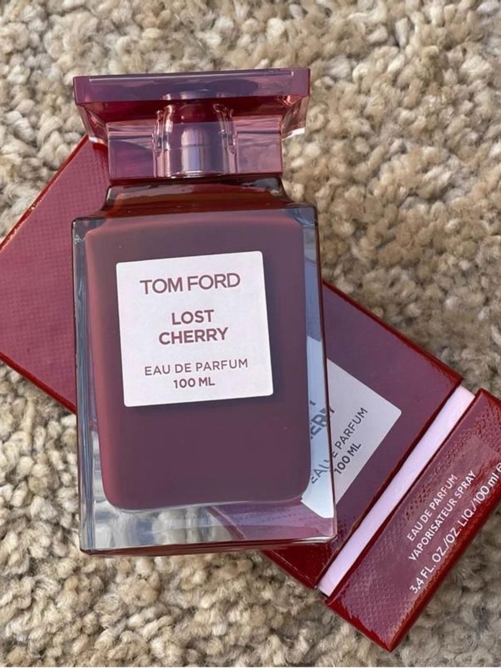 Tom Ford Lost Cherry - Rich Cherry Red Bottle